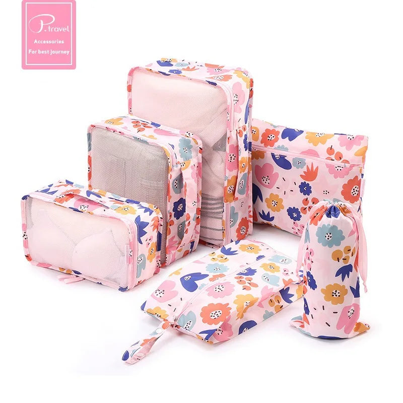 Cute Design Travel Packing Cubes Large Capacity