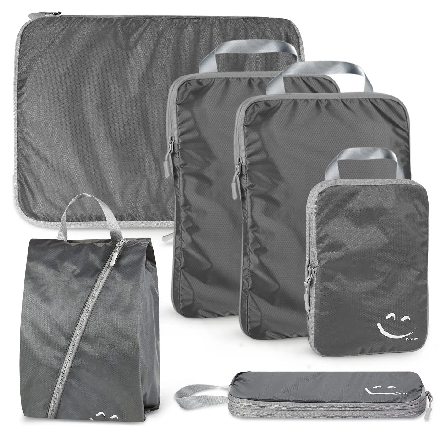 4/6PCS Design Travel Compression Packing Cubes