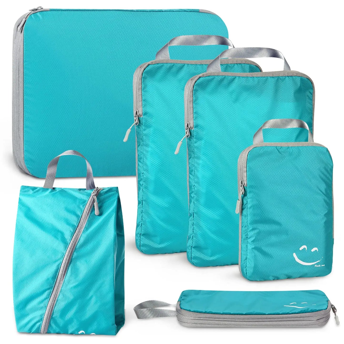 4/6PCS Design Travel Compression Packing Cubes