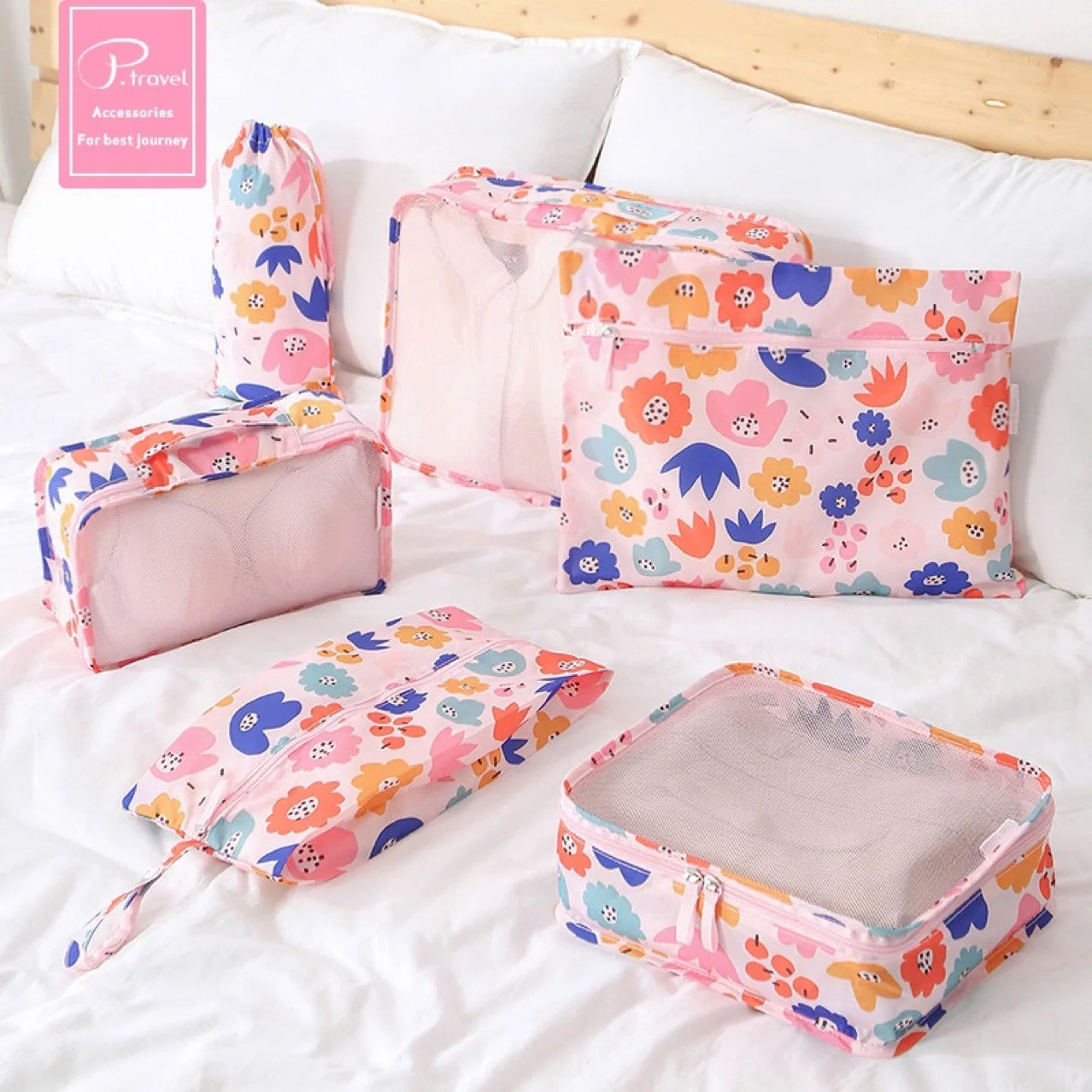 Cute Design Travel Packing Cubes Large Capacity