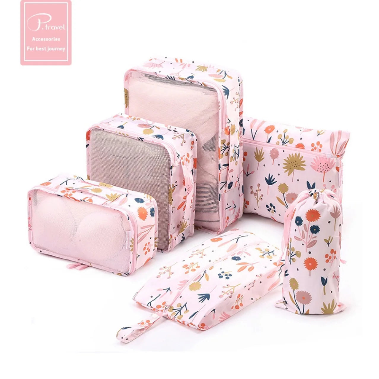 Cute Design Travel Packing Cubes Large Capacity