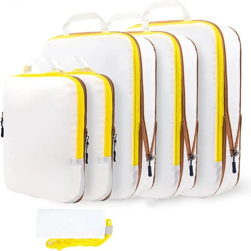 Nylon Waterproof Compression Packing Cubes